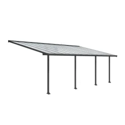 Palram Terrassenüberdachung Olympia 300 x 730 cm grau ^ Palram Canopia Online