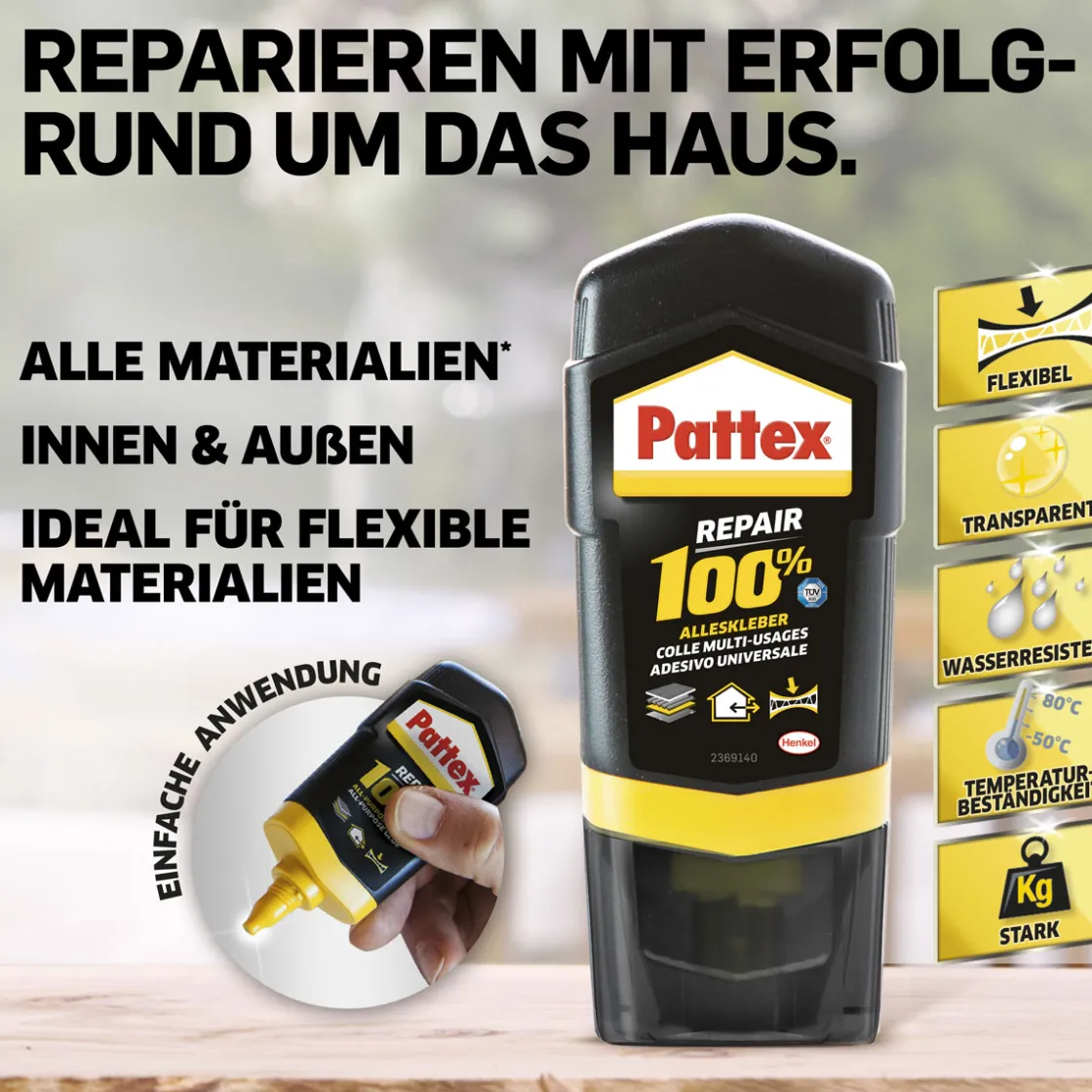 Alleskleber 100% Repair 50 g ^ Pattex