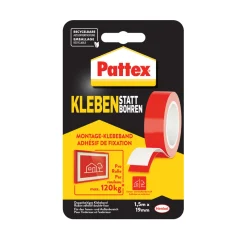 Klebeband Kleben statt Bohren 19 mm x 1,5 m ^ Pattex Best