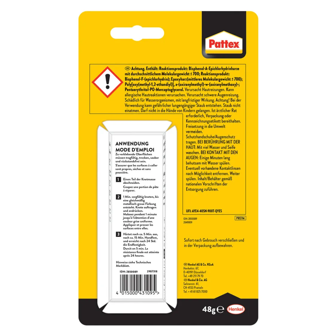 Knetmasse Repair Express Powerknete 48 g ^ Pattex Discount