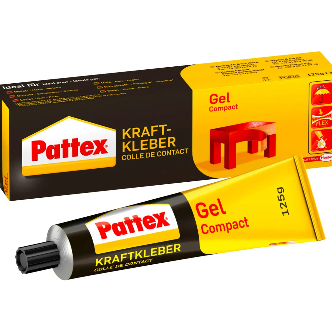 Kraftkleber Gel Compact g ^ Pattex Discount