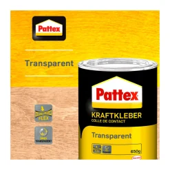Kraftkleber Transparent 650 g ^ Pattex Discount