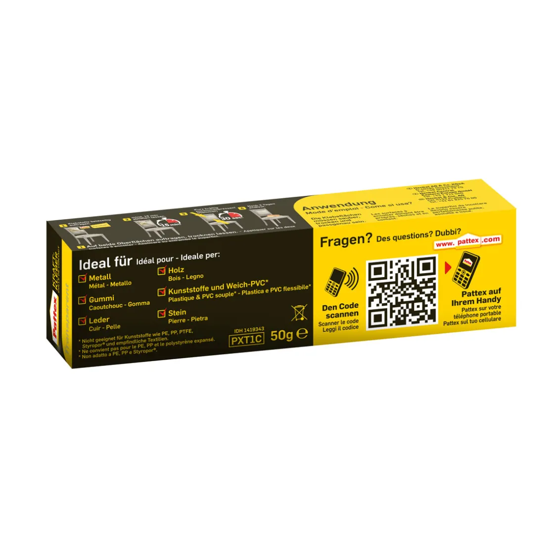 Kraftkleber Transparent 50 g ^ Pattex Outlet
