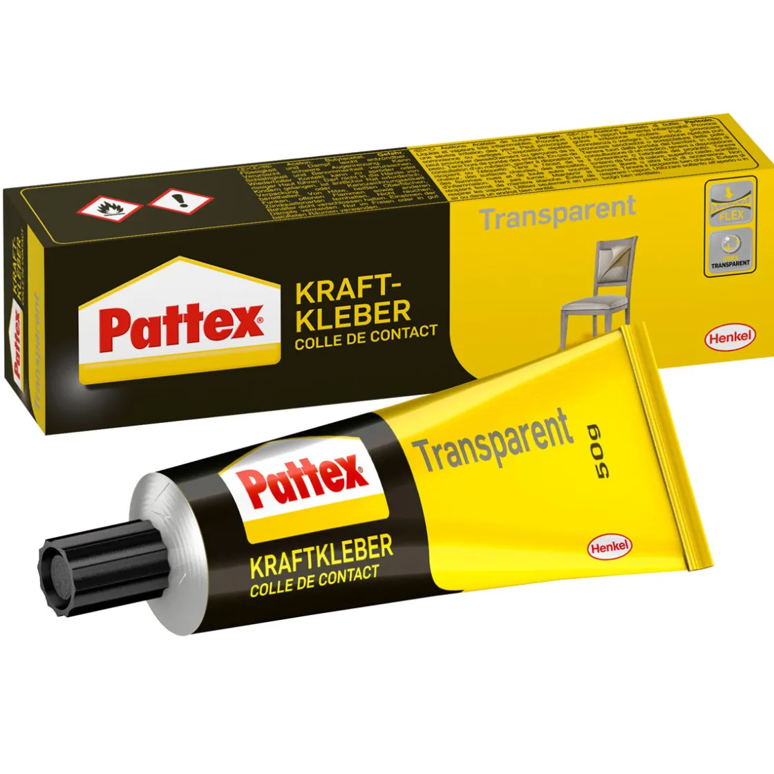 Kraftkleber Transparent 50 g ^ Pattex Outlet