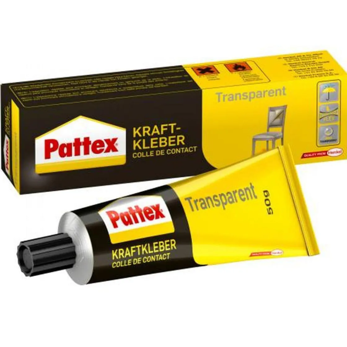 Kraftkleber Transparent 50 g ^ Pattex Outlet
