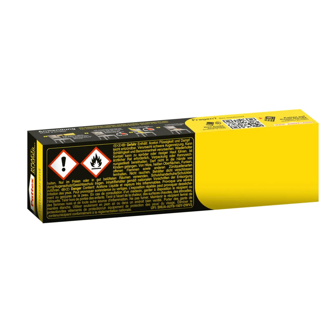 Kraftkleber Transparent 125 g ^ Pattex Discount