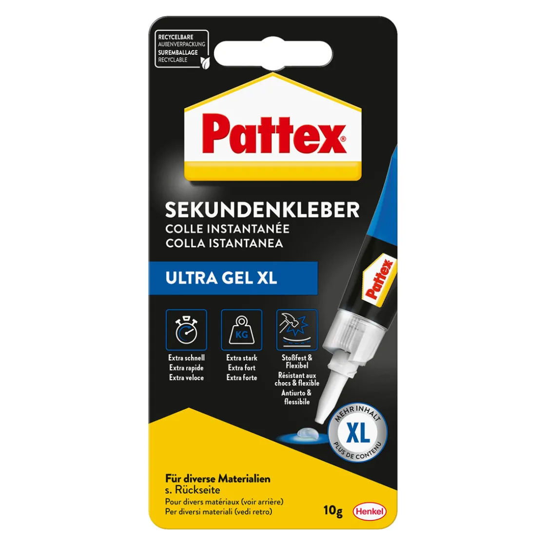 Sekundenkleber Ultra Gel 10 g ^ Pattex Outlet
