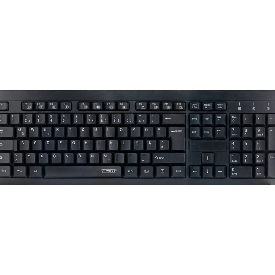 PC Tastatur kabellos schwarz ^ Schwaiger Hot