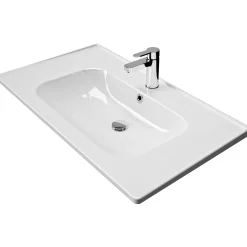 Keramikwaschtisch Trentino rechteckig 79 x 2,5 x 51,4 cm ^ Pelipal