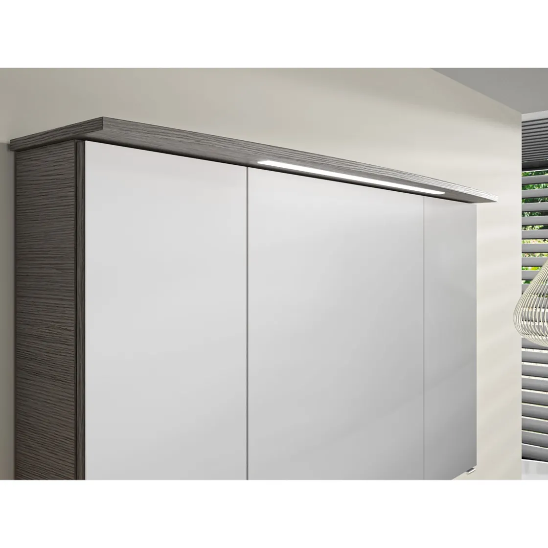 LED-Kranzbeleuchtung Asti grau 142 x 1,6 x 26,5 cm ^ Pelipal Sale