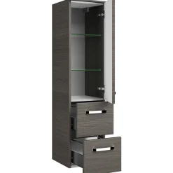 Midischrank Asti Fokus 4010 grau 30 x 121,2 x 33 cm ^ Pelipal Discount