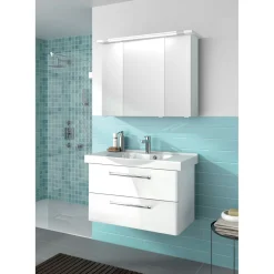 Spiegelschrank Trentino weiß ^ Pelipal Discount