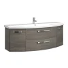 Waschtischunterschrank Asti grau Fokus 4010 140 x 49,2 x 48 cm ^ Pelipal Best