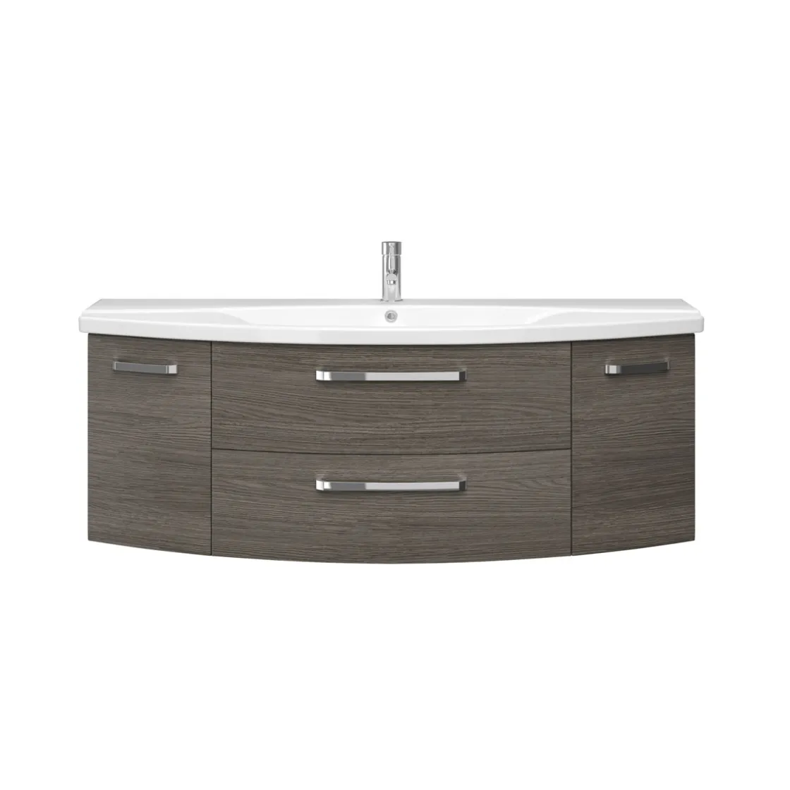 Waschtischunterschrank Asti grau Fokus 4010 140 x 49,2 x 48 cm ^ Pelipal Best