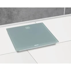 Personenwaage LED 30x30cm grau ^ Wenko