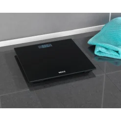 Personenwaage LED 28x28cm, schwarz ^ Wenko Outlet