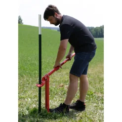 Pfahl-Zieher T-Post rot ^ Hot