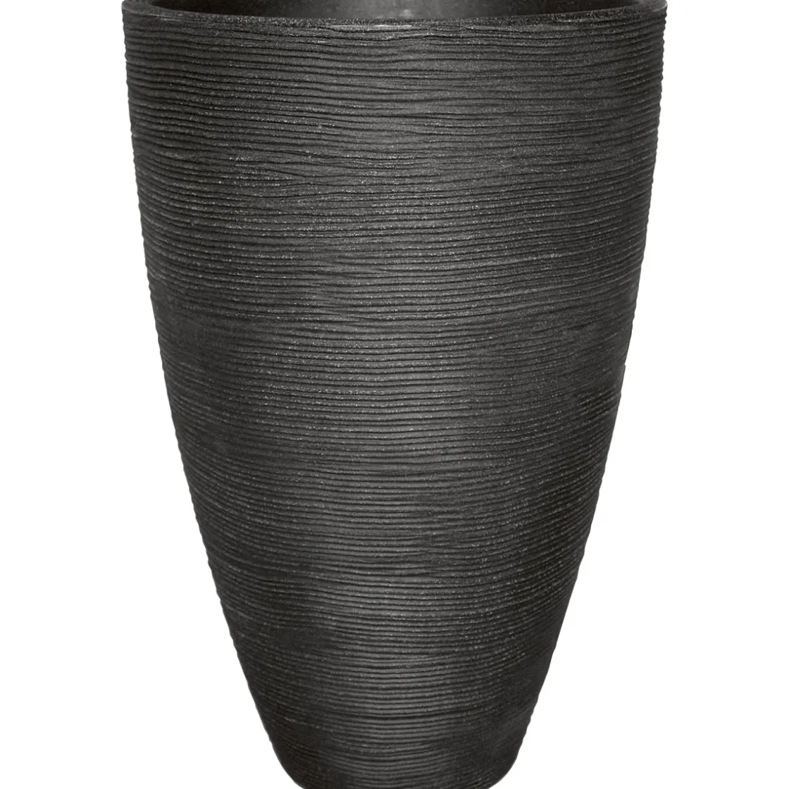 Pflanzgefäß Rillenoptik 40 x 60 cm anthrazit ^ Sale