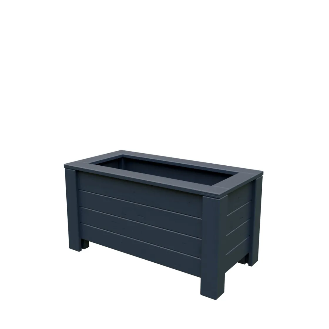 Pflanzkasten Fichte anthrazit 80x40x40cm ^ Clearance