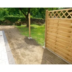 Pfostenfundamentstein 34x26,5x21,5 cm ^ Diephaus