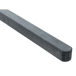 Pfosten 9 x 9 x 190 Kiefer dunkelgrau gebeizt für Dichtzaun ^ Outlet