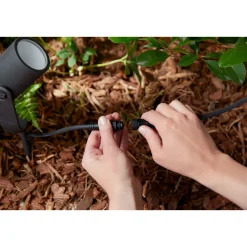 LED-Außenleuchte Lily 19,4 x 8,4 x 7 cm schwarz ^ Philips Hue New