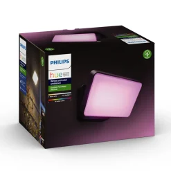 LED-Außenwandleuchte Discover schwarz ^ Philips Hue Discount
