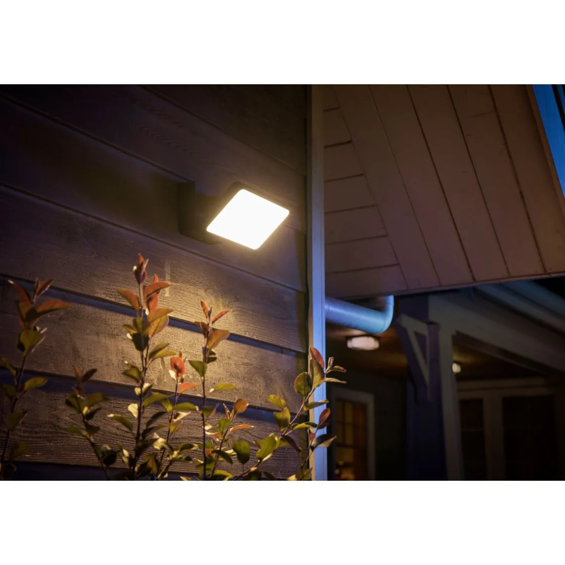 LED-Außenwandleuchte Welcome schwarz ^ Philips Hue Discount
