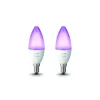 LED-Kerze White und Color 5,3W 2 Stück ^ Philips Hue Sale