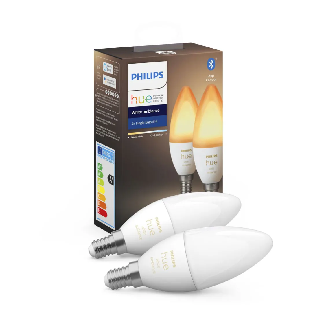 LED-Kerze White 5,2W 2 Stück ^ Philips Hue New