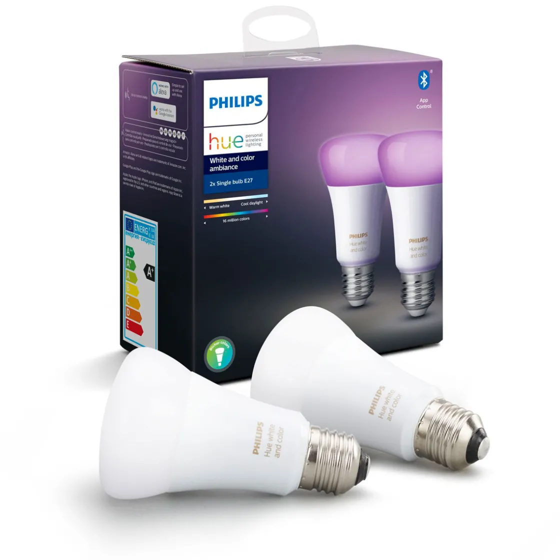 LED-Leuchtmittel-Set rund 10W 2-teilig ^ Philips Hue Online