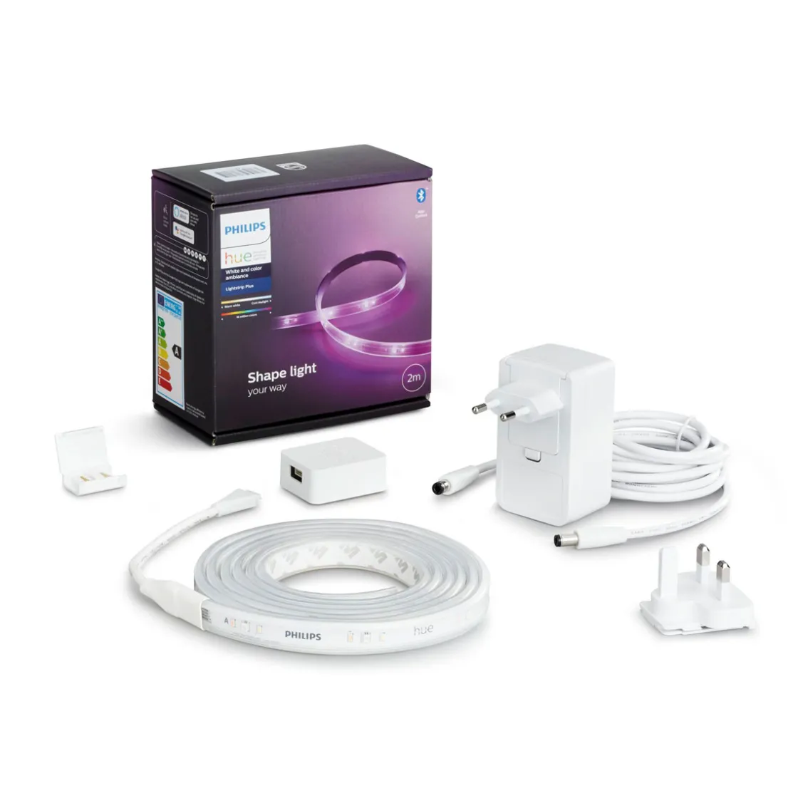LED-Lichtband Lightstrip Plus Basis 2m weiß ^ Philips Hue