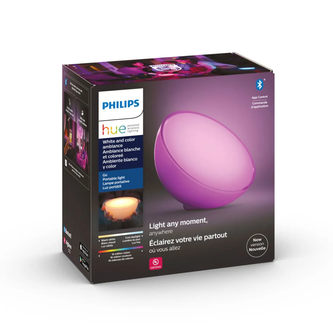 LED-Tischleuchte Go RGBW 6W weiß ^ Philips Hue Outlet