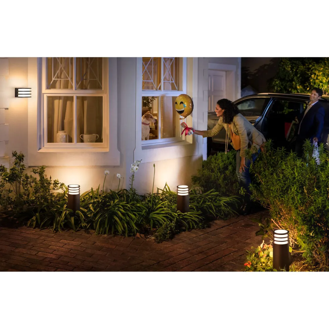 LED-Wandleuchte Lucca anthrazit ^ Philips Hue Discount