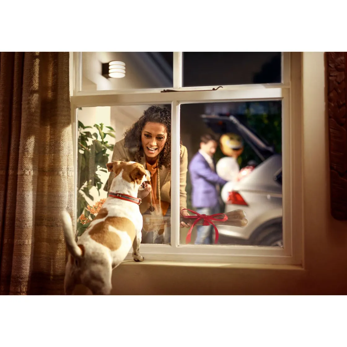 LED-Wandleuchte Lucca anthrazit ^ Philips Hue Discount