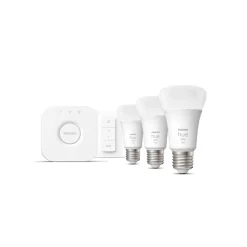 Starter-Set White Ambiance inkl 3 x LED-Lampe E27 und Bridge und Dimmschalter ^ Philips Hue Outlet