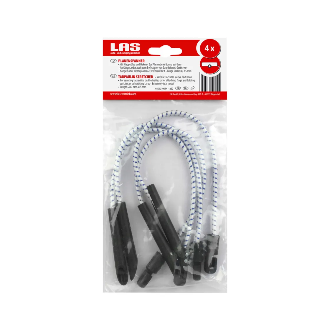 Planenspanner 4 Stk. 280x5 mm ^ New