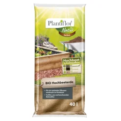 BIO Hochbeet-Erde torffrei 40 L ^ Plantiflor Hot