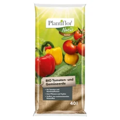 BIO Tomaten- und Gemüseerde torffrei 40 L ^ Plantiflor Online