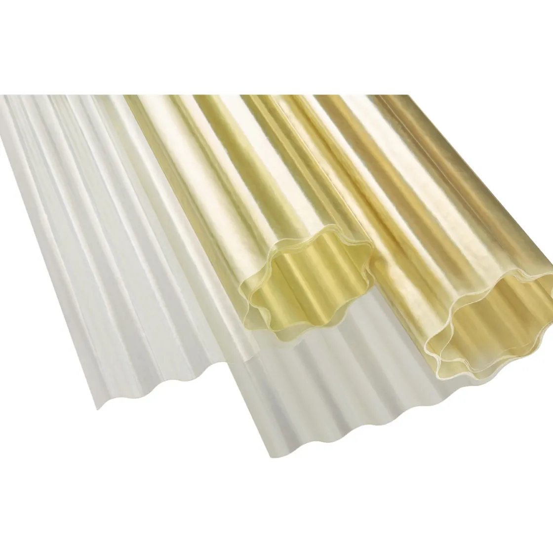 Polyester-Wellrolle natur 5 x 1 m ^ Discount