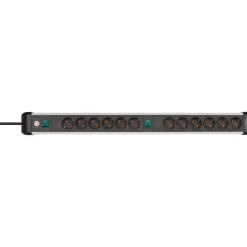 Premium-Alu-Line 12-fach 3,0m 2x6-f.schaltbar ^ Brennenstuhl Sale