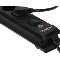 Premium Line 6fach mit USB schwarz 3 mH05VV-F 3G1,5 ^ Brennenstuhl Outlet