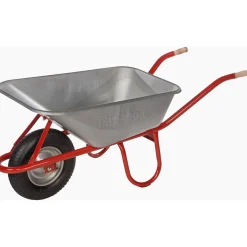 Profi-Bauschubkarre 120 L montiert ^