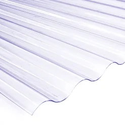PVC-Wellpappe Sinus transparent 200 x 90 cm ^