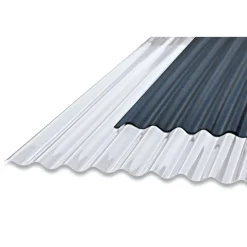 PVC-Wellpappe Sinus transparent 200 x 90 cm ^