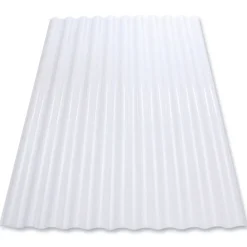 PVC Wellplatte Sinus transparent 120x80 cm ^ Best