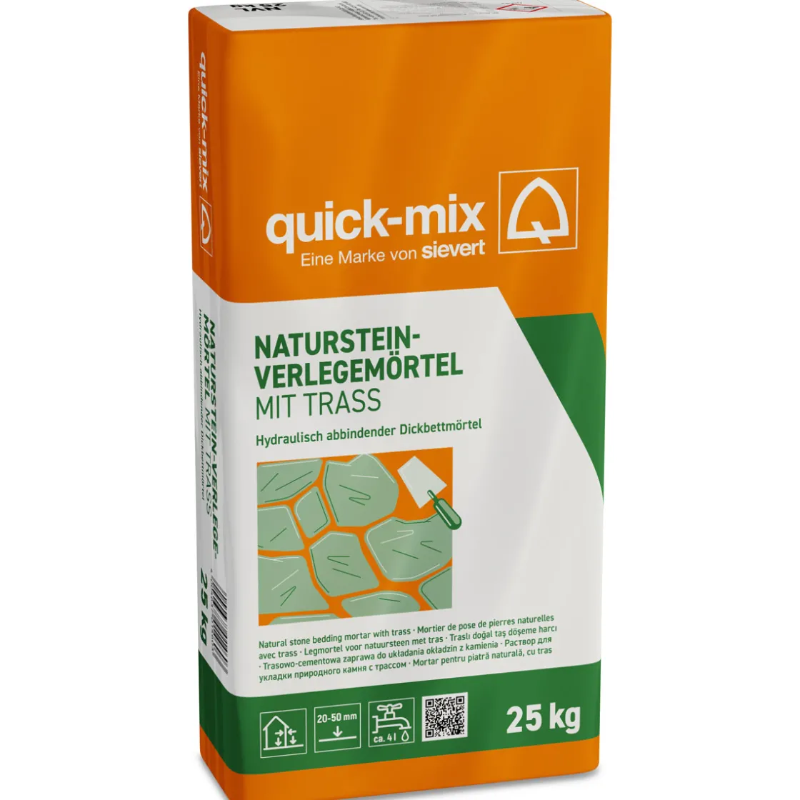 Naturstein-Verlegemörtel 25 kg ^ quick-mix Sale