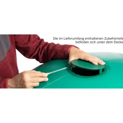 Wandtank Slim 330 L dunkelgrün ^ 4rain Hot