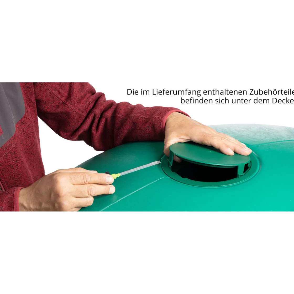 Wandtank Slim 330 L dunkelgrün ^ 4rain Hot
