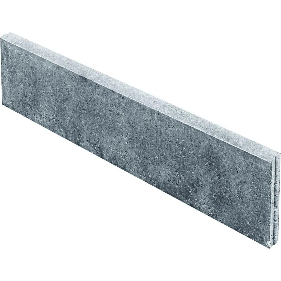 Rasenbord, grau mit Nut und Feder100x25x5 cm ^ Lusit Hot